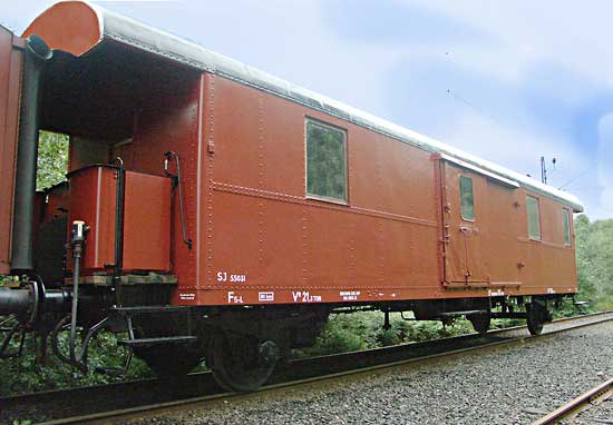 Resgodsvagn SJ F5L 55031