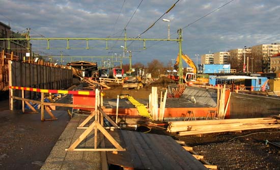 Ombyggnad av Gävle central