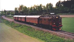 Dg 101 på banan Kilafors-Söderhamn. Foto Magnus Eriksson
